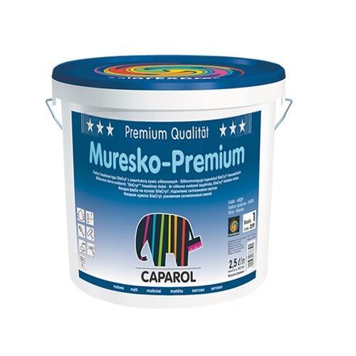 

Фасадная краска Caparol Muresko 2,5 л белая арт - 969085