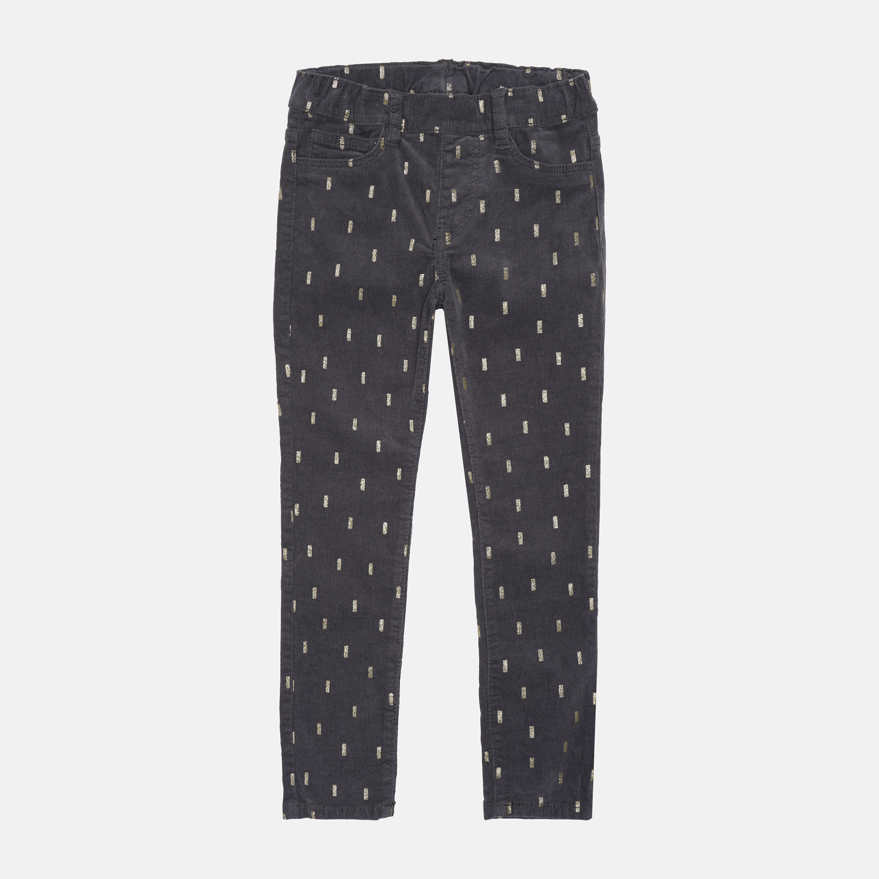 

Брюки вельветовые H&M 6764595 110 см Темно-серые