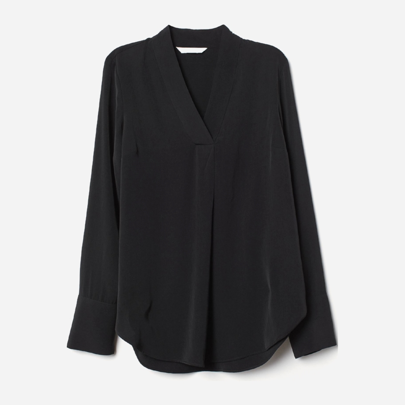

Блузка H&M 2810-7399539  Черная, Блузка H&M 2810-7399539 40 Черная