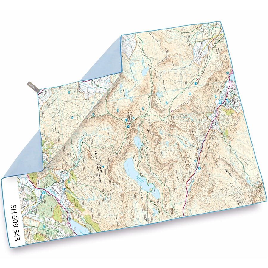 

Полотенце Lifeventure Soft Fibre Printed Snowdon Giant