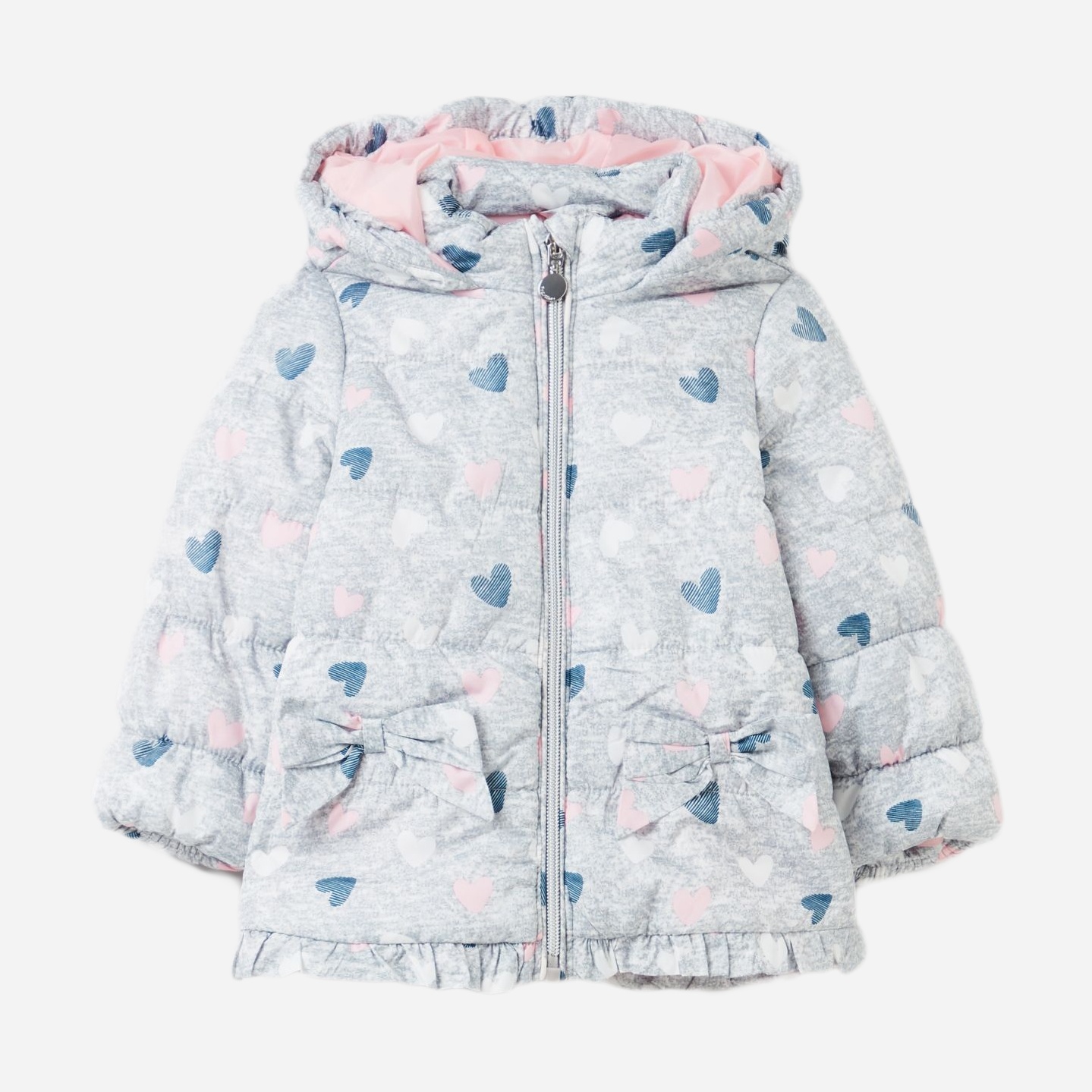 

Демисезонная куртка OVS 1287563 86 см Grey/White