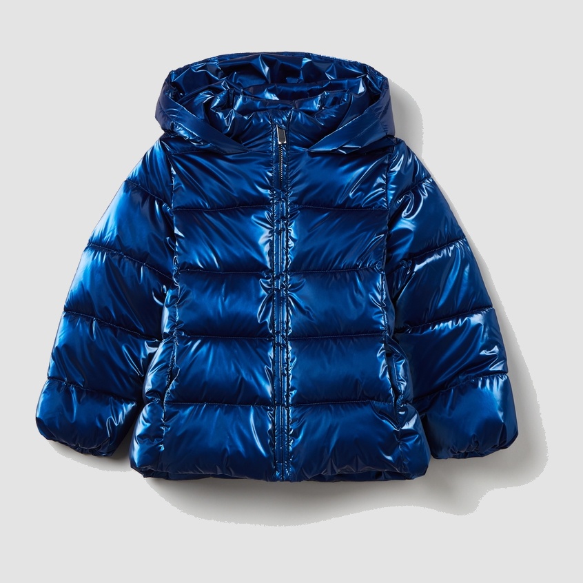 Акція на Дитяча демісезонна куртка для дівчинки OVS 1298974 110 см Blue від Rozetka