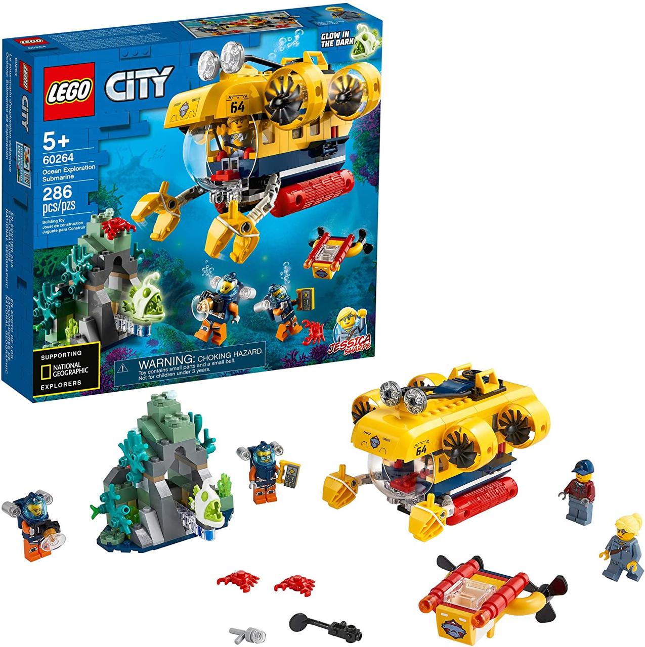 

Lego City Океан: исследовательская подводная лодка Лего Сити 60264