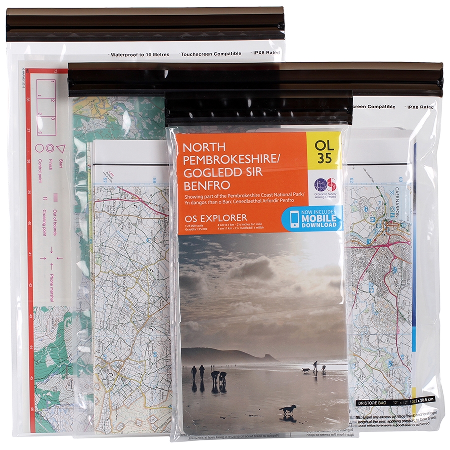 

Комплект чехлов Lifeventure DriStore LocTop Bags Maps