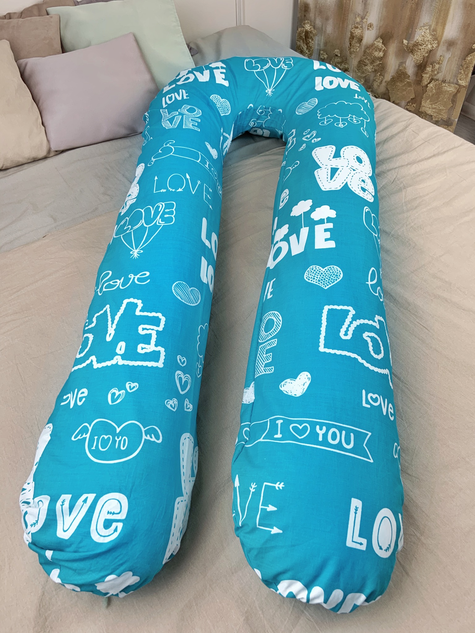 

Подушка для беременных Coolki U подкова XXXL 170x75 (19)