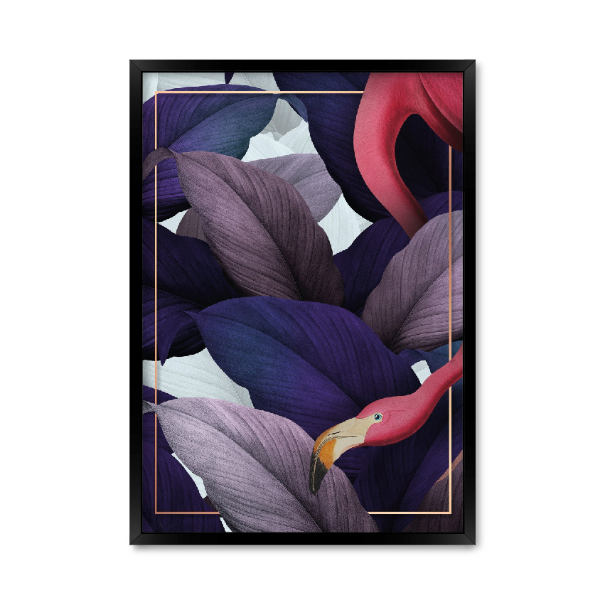 

Постер "Фламинго" без стекла 42 x 59.4 см в чёрной рамке