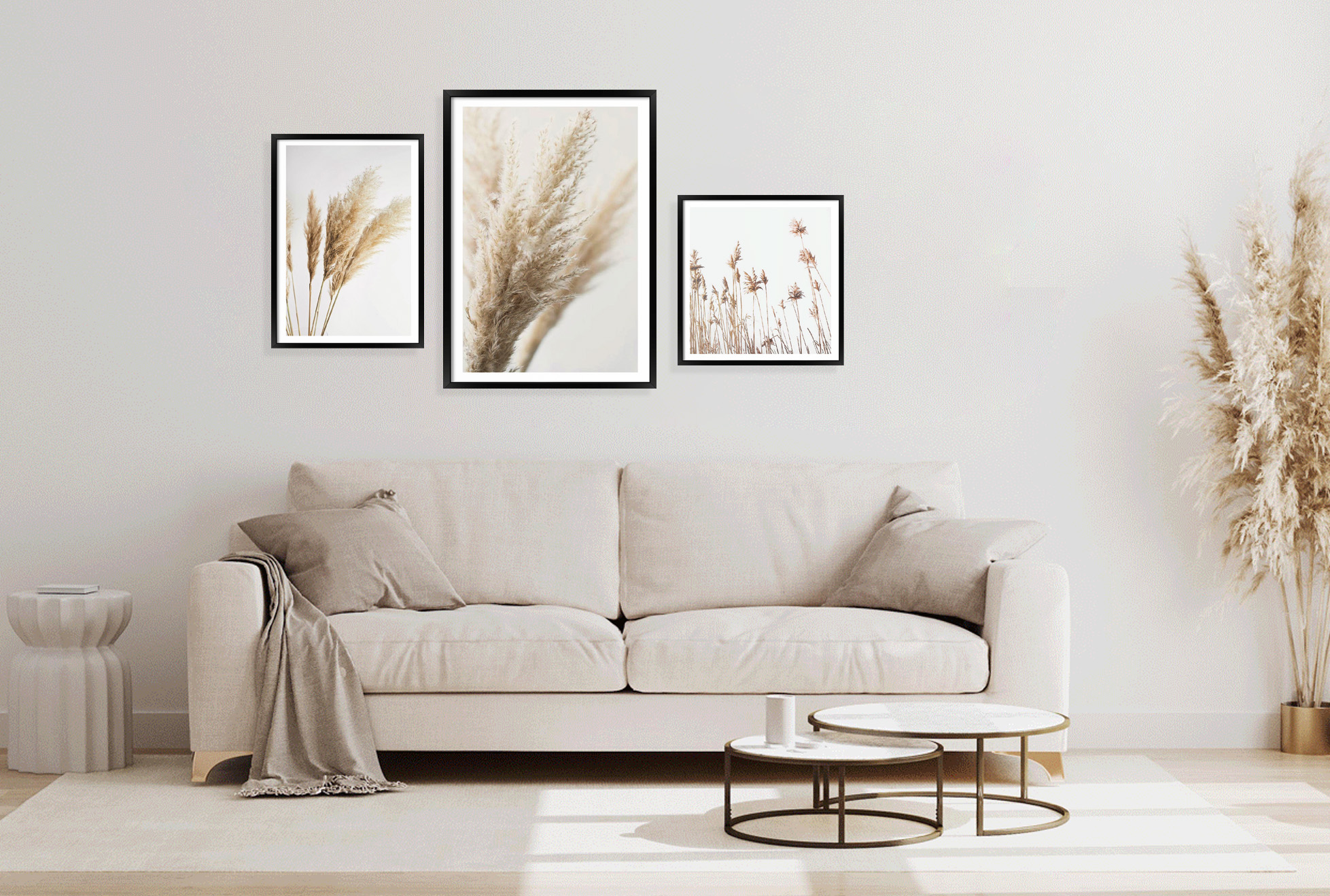 

Набор постеров "Spikelets of Wheat" без стекла в чёрной рамке