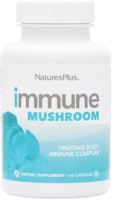 

Экстракт грибов Рейши, Шиитаке, Кордицепс Для Иммунитета, Natures Plus, 60 Капсул (097467410039)