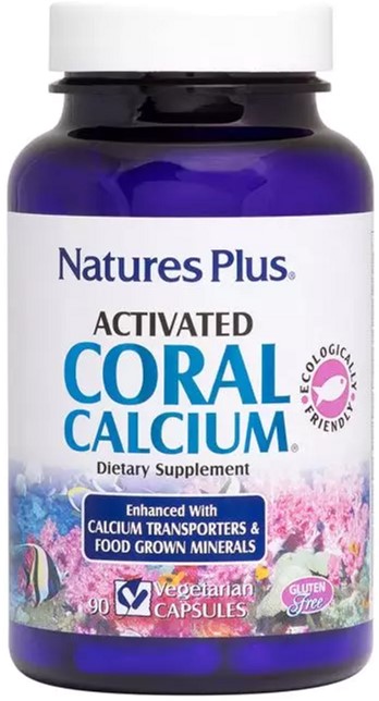 

Активированный Коралловый Кальций, Nature's Plus, 90 Вегетарианских Капсул (097467037236)