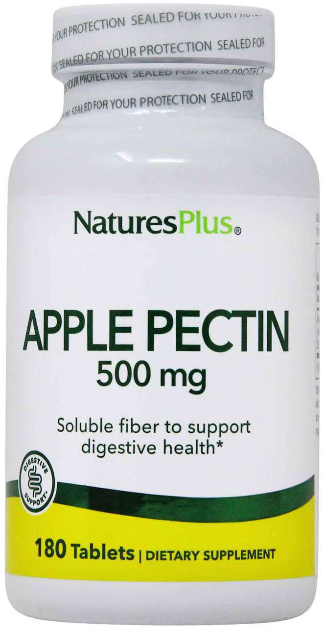 

Яблочный Пектин, Nature's Plus, 500 мг, 180 Таблеток (097467045002)