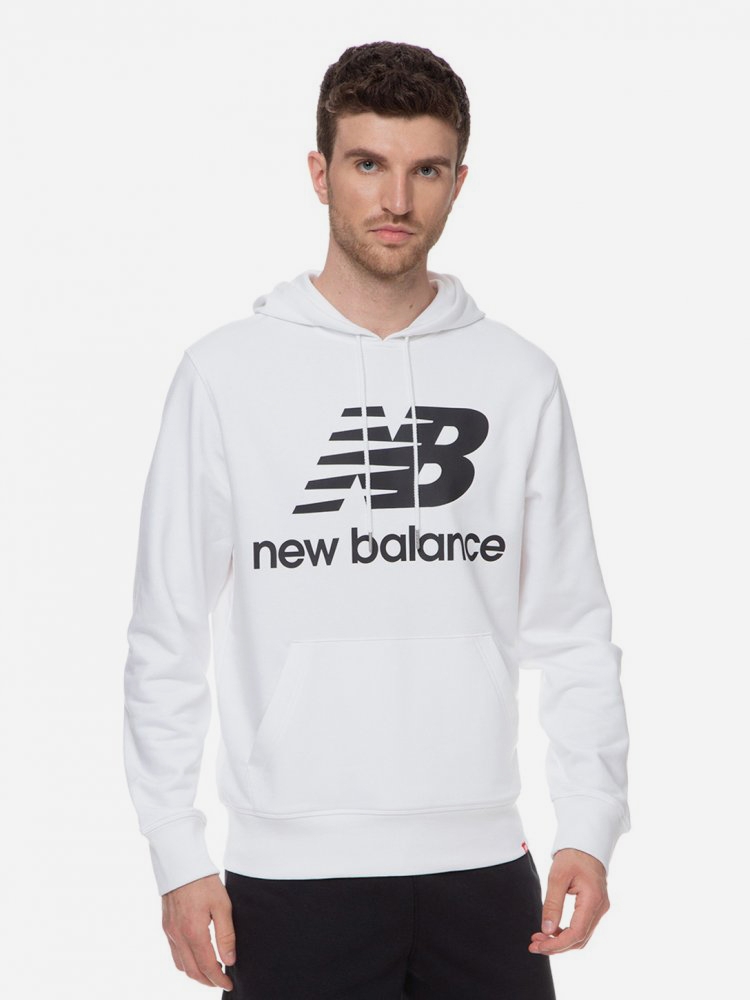 

Худи New Balance NB Essentials Stacked Logo MT03558WT  Белое, Худи New Balance NB Essentials Stacked Logo MT03558WT XL Белое