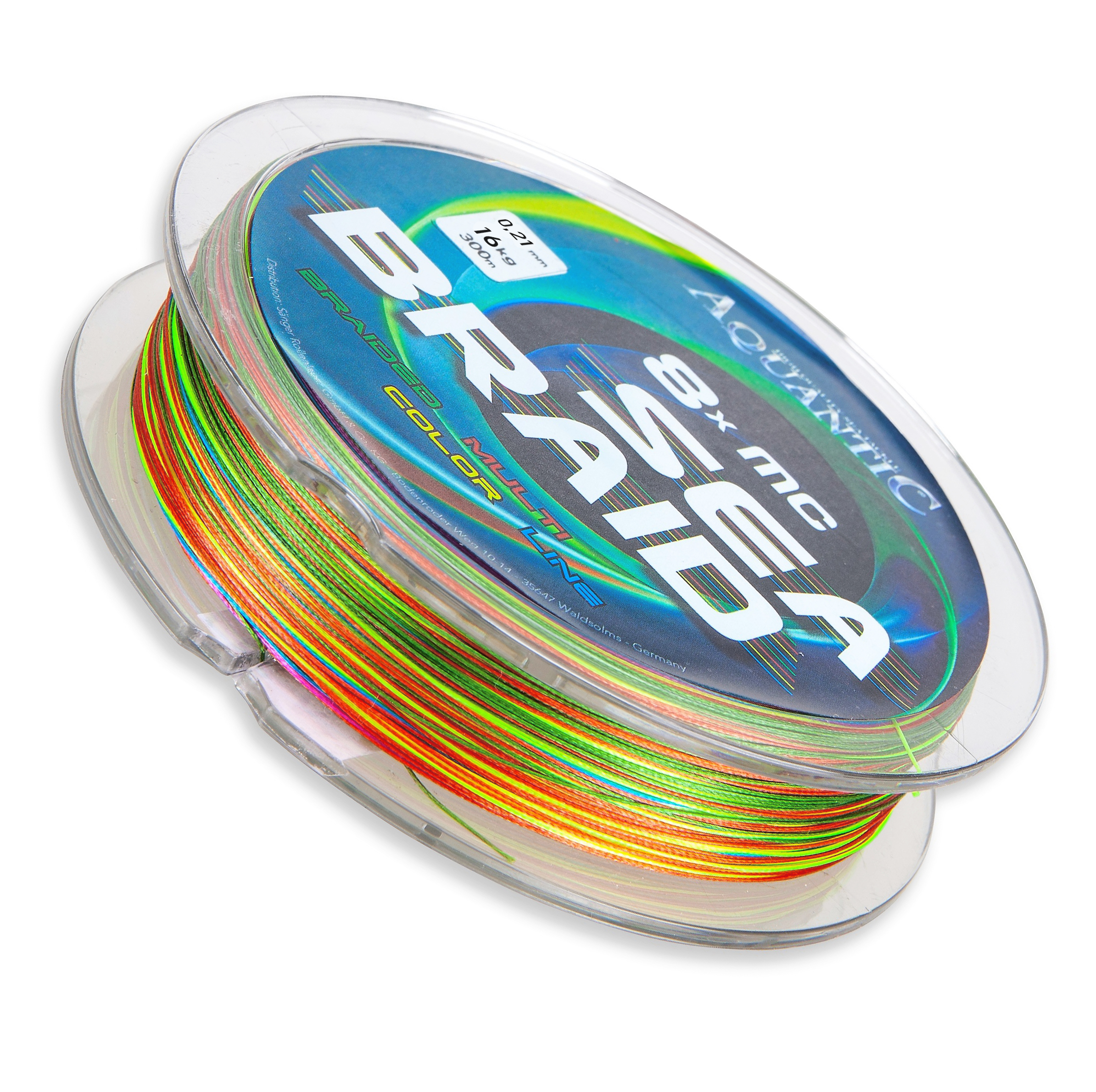 

Плетений шнур AQUANTIC 8x MC Sea Braid multicolor 0.21mm 16kg 300m (1410721)