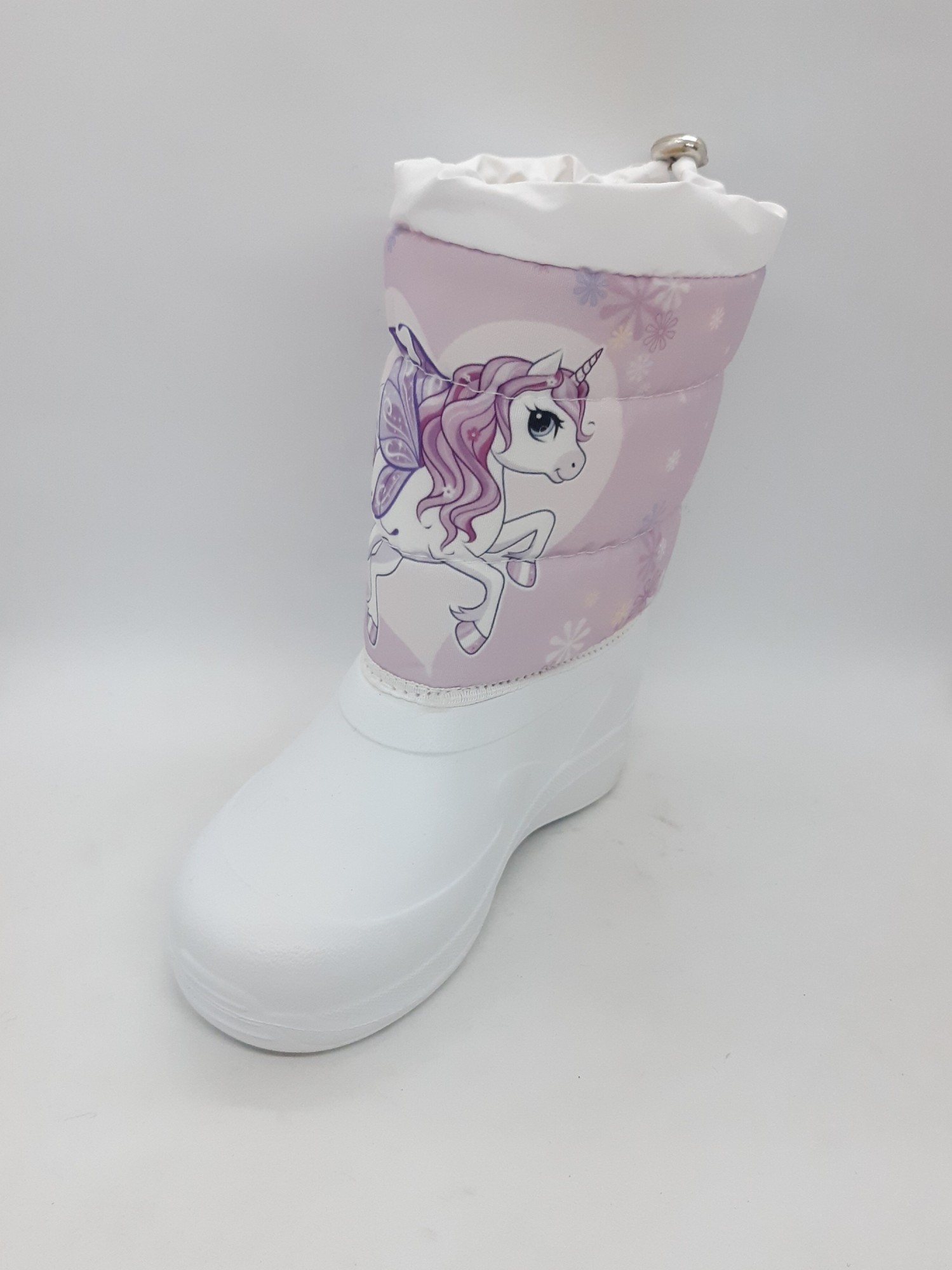 

Зимние сапожки на мокрую погоду Kredo белые с пони легкие 28/29 р 16,5 см ZD-0190