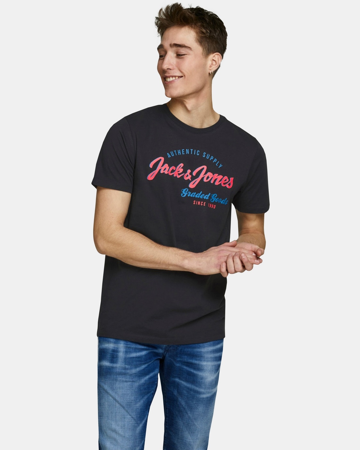 

Футболка Jack & Jones  Черный 12164848Black, Футболка Jack & Jones XL Черный 12164848Black