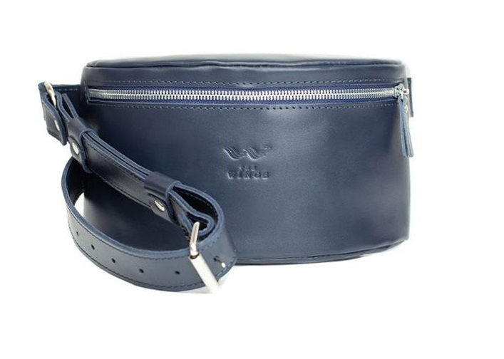 

Сумка поясная кожаная The Wings синяя TW-BeltBag-blue-ksr
