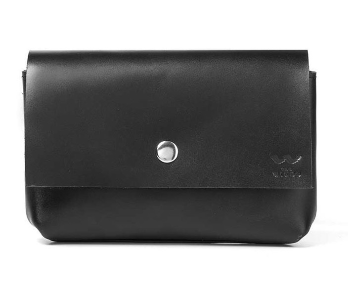 

Сумка поясная кожаная The Wings PLAYDAY черная TW-Playday-black-ksr