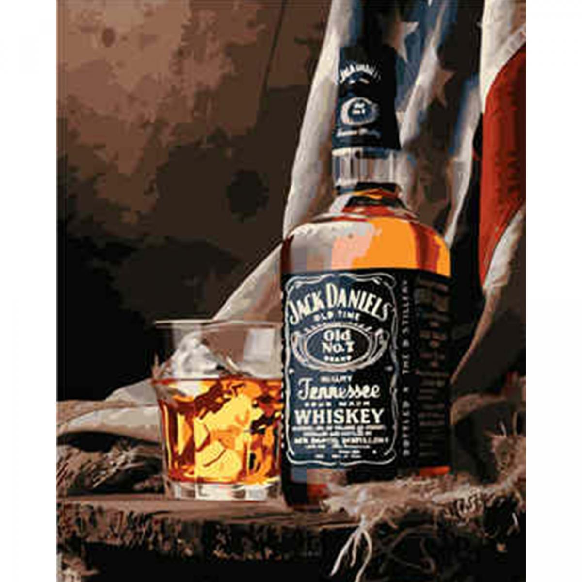 

Картина по номерам Strateg VA-1820 40*50 см Jack Daniels