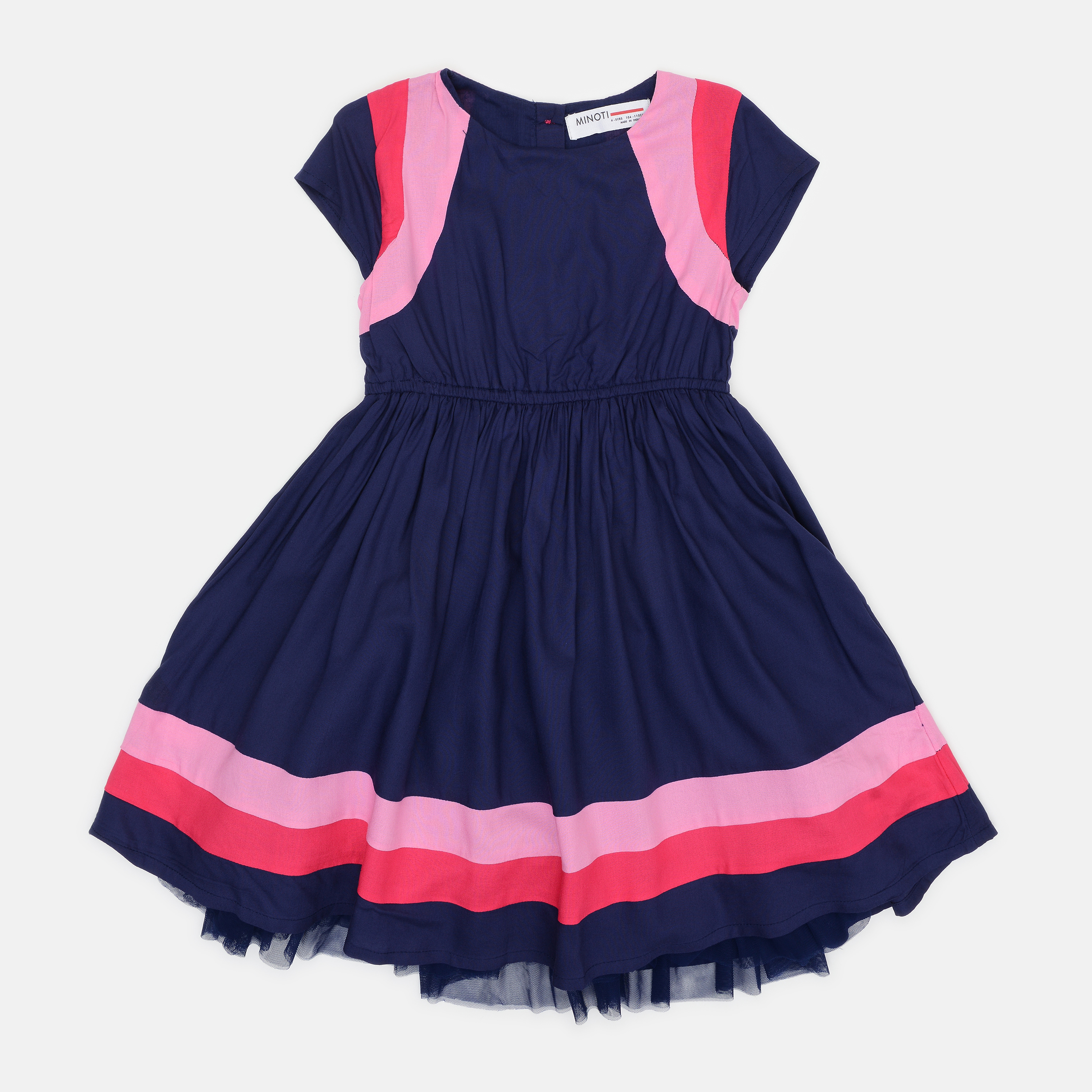 Акція на Дитяче літнє плаття для дівчинки Minoti French 2 16218 98-104 см Синє від Rozetka