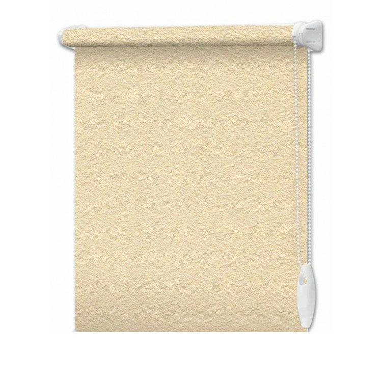 

Рулонная штора InterDiz Luminis Metallik 904 125х185 см открытого типа Блестящий Бежевый
