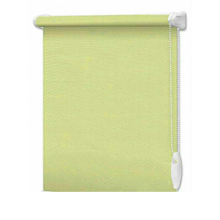 

Рулонная штора InterDiz Luminis Metallik 919 77,5х160 см открытого типа Блестящий Салатовый