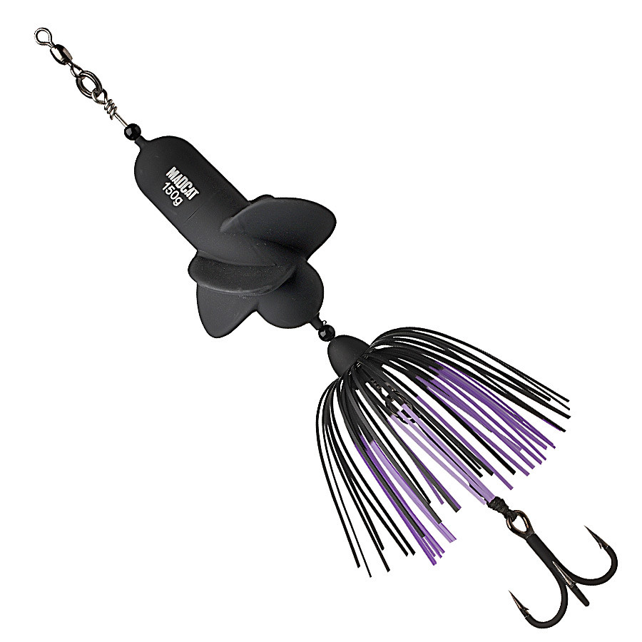 

Приманка на сома DAM MADCAT A-STATIC Propeller Teaser (Медуза) 3/0 150гр. (BLACK)