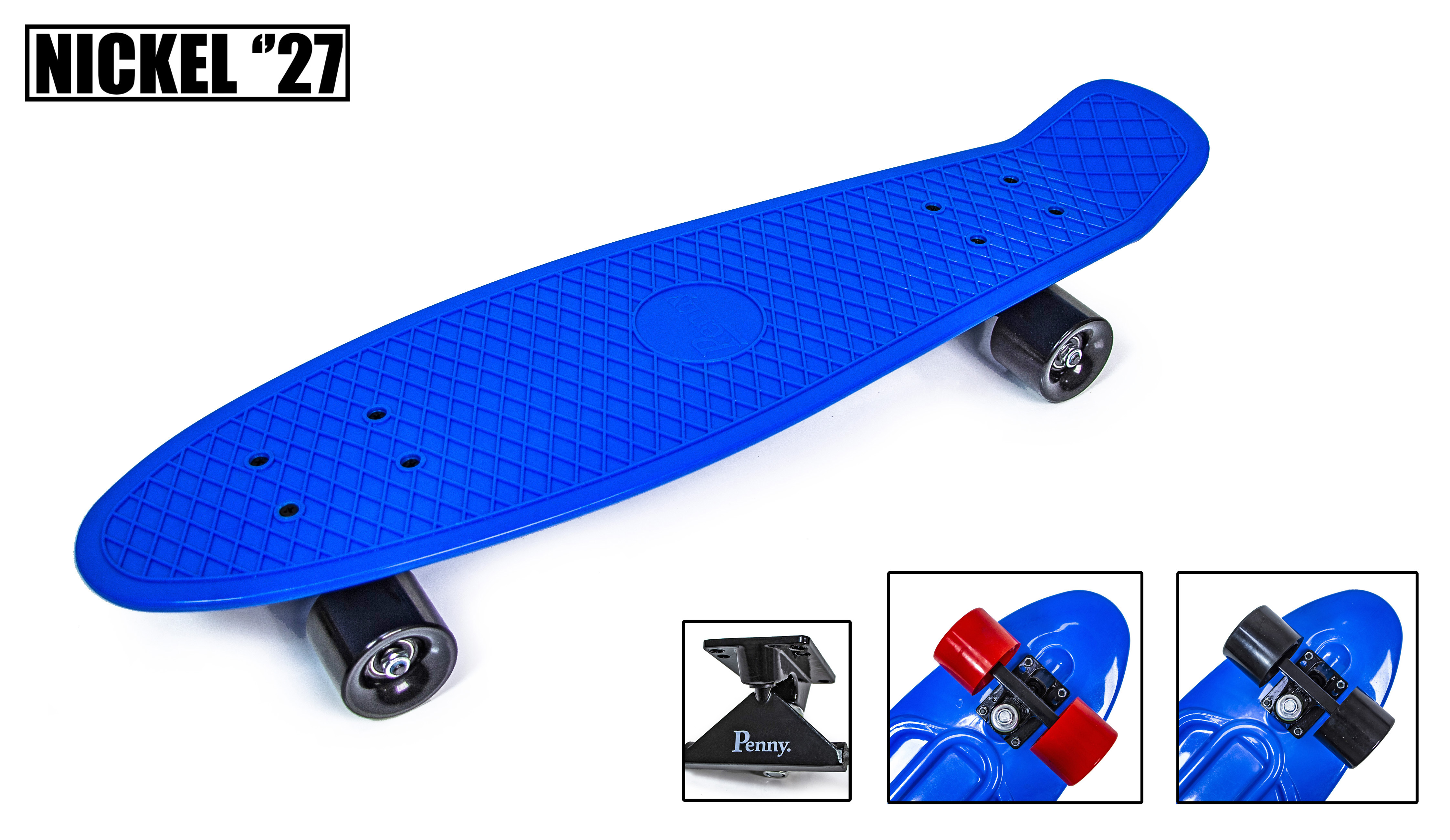 

Пенни борд NICKEL 27"PU-колеса ABEC-7 СИНИЙ ЦВЕТ.