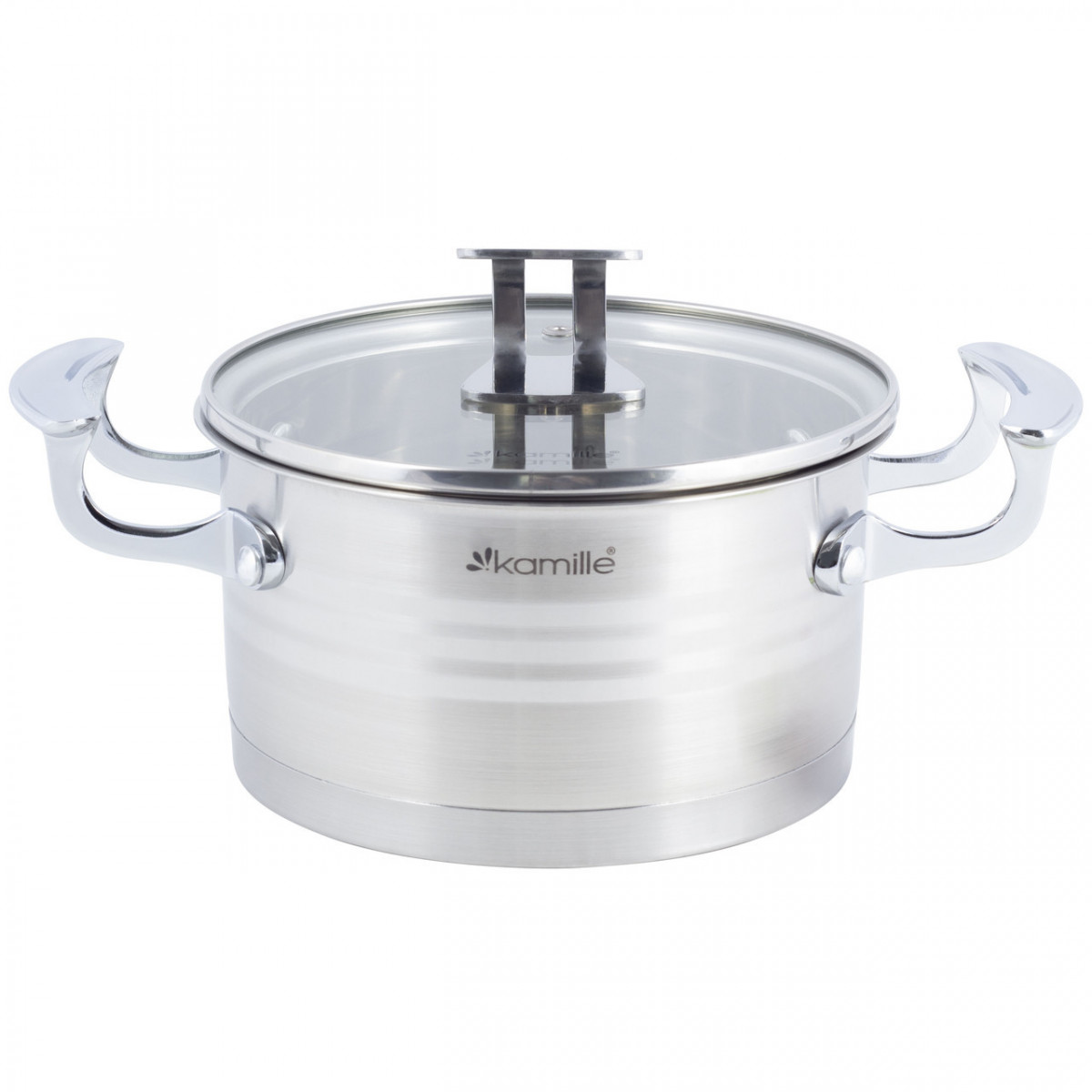 

Кастрюля со стеклянной крышкой Kamille KM-5854 18 см 2.4 л