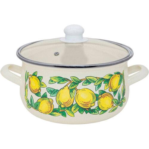 

Кастрюля со стеклянной крышкой Infinity Lemon REN-8826-6625140 24 см 6 л