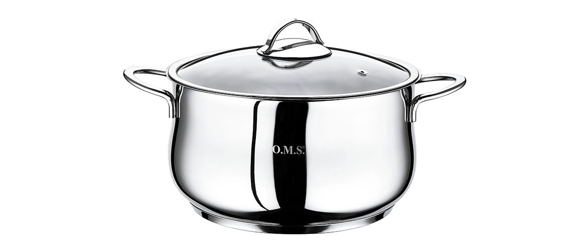 

Кастрюля со стеклянной крышкой Oms Yummy 2038-S-18 2.3 л 18 см