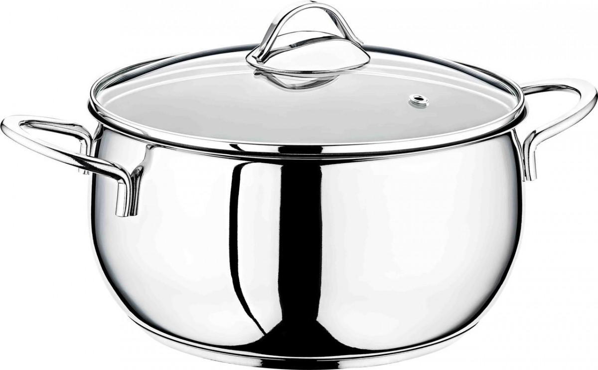 

Кастрюля со стеклянной крышкой Oms Classic 2060-18 18 см 2.3 л