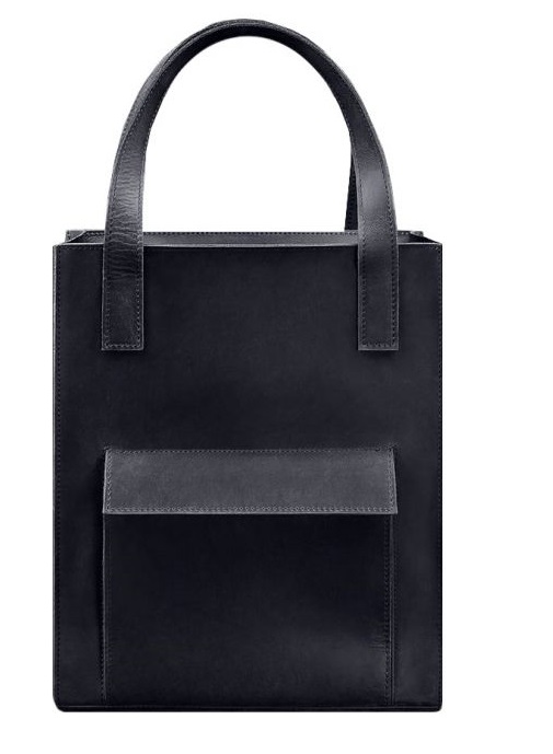 

Сумка-шоппер женская кожаная BlankNote БЭТСИ синяя BN-BAG-10-1-nn