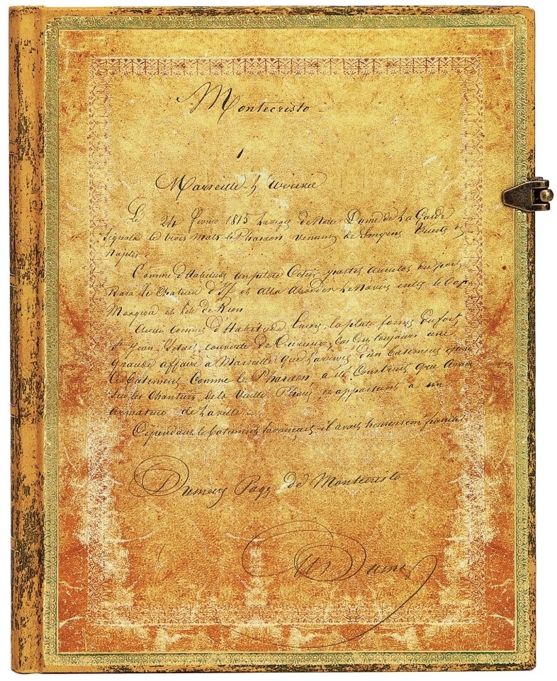 

Блокнот Paperblanks Дюма великий 18 х 23 см в лінію