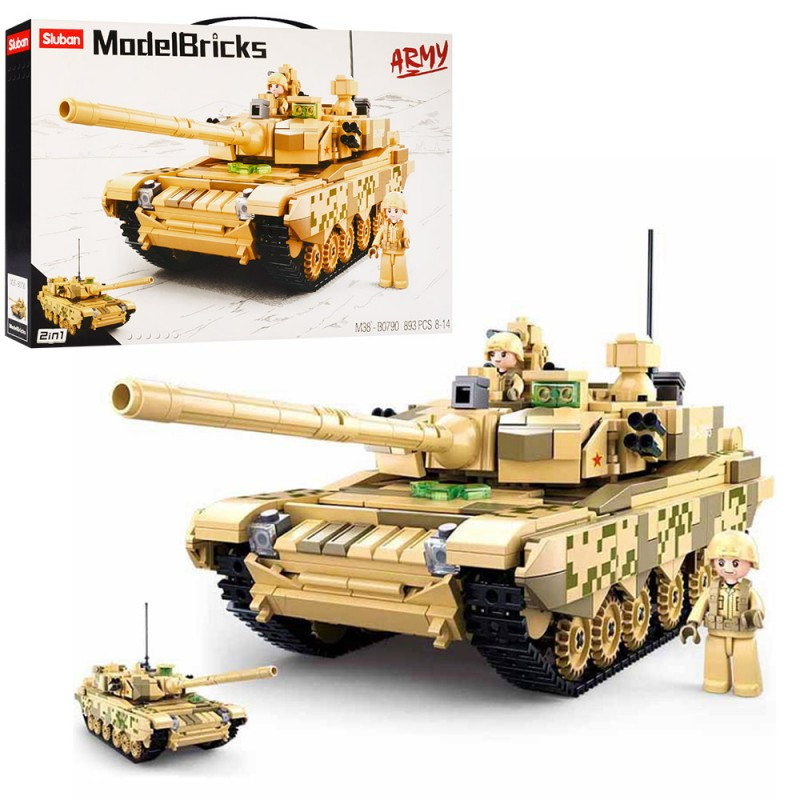 

Конструктор Sluban Танк 893 детали M38-B0790-YV