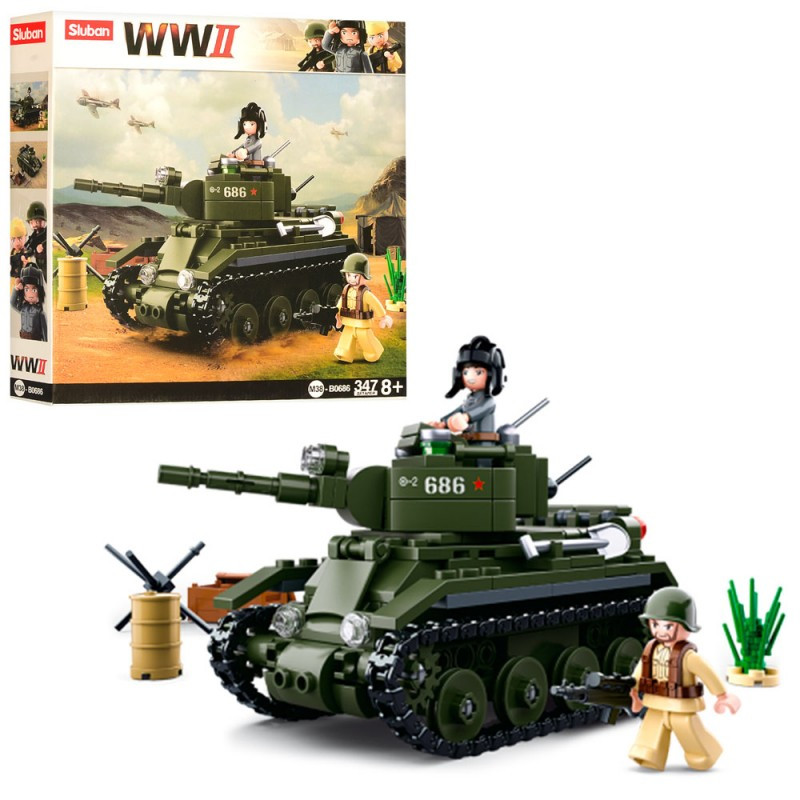 

Конструктор Sluban Военная техника 347 деталей M38-B0686-YV