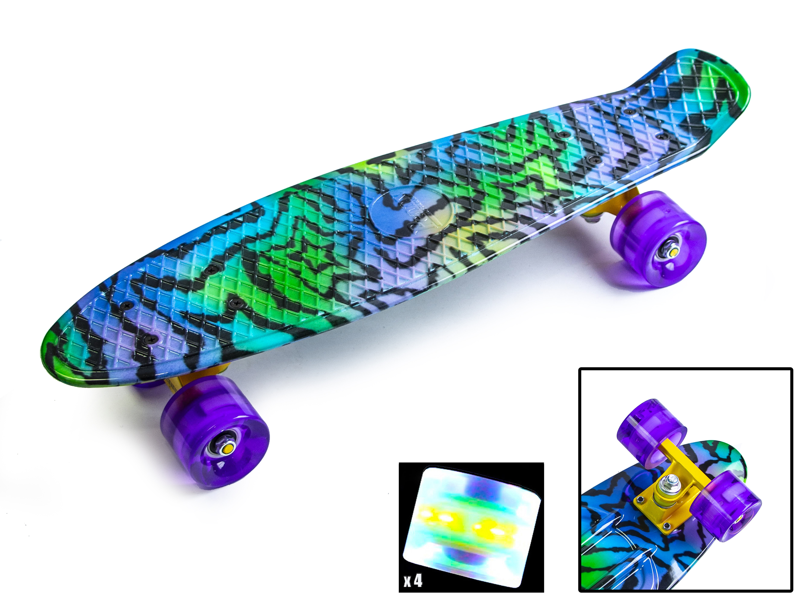 

Penny Board "Star" Светящиеся колеса
