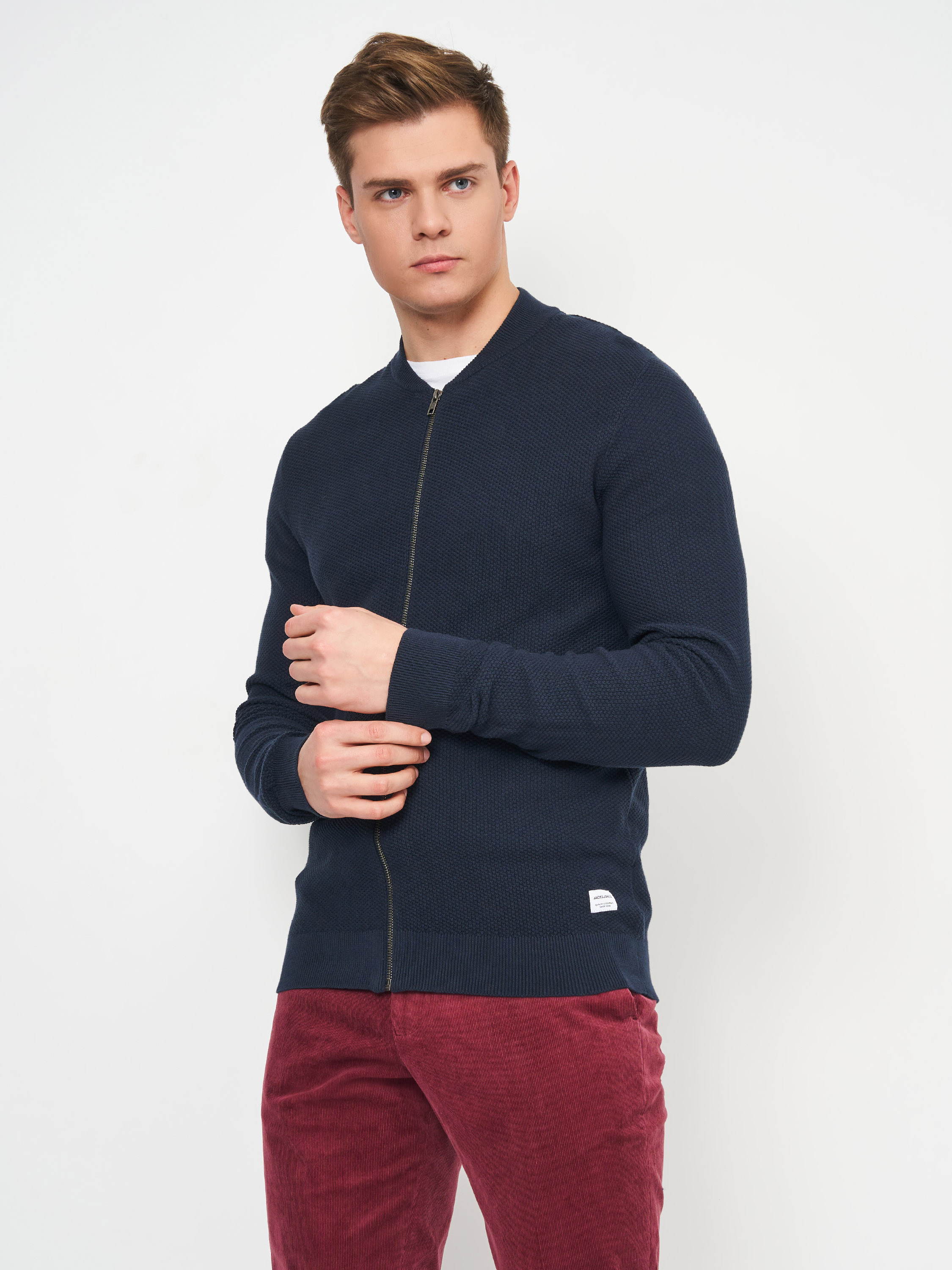 

Кофта Jack & Jones XAZ210105AOKG  Темно-серая, Кофта Jack & Jones XAZ210105AOKG L Темно-серая