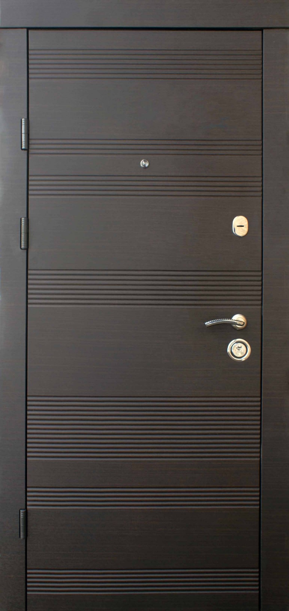 

Двери входные Qdoors Премиум Статус 950*2050 квартира венге темный горизонт правая