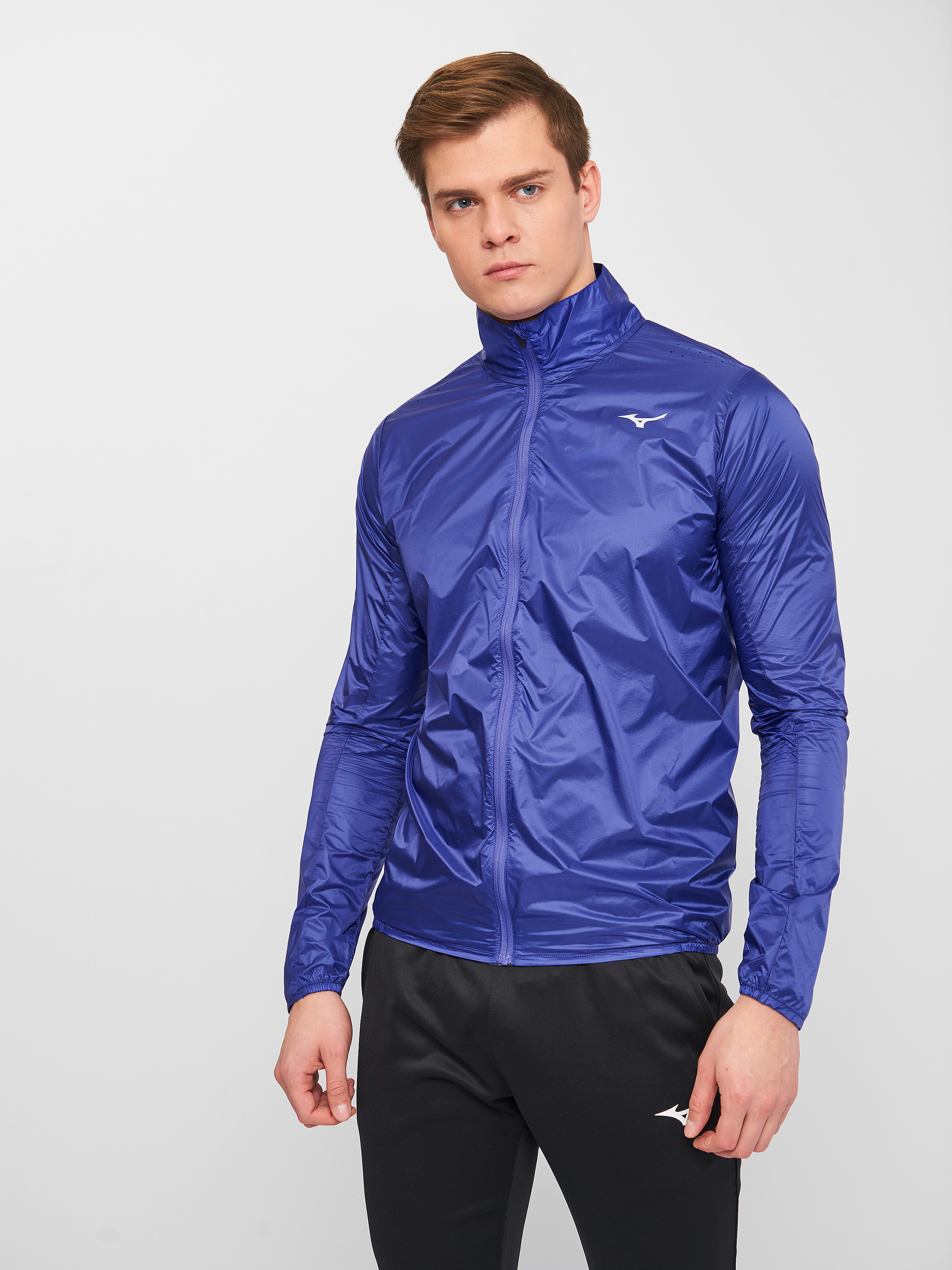 

Спортивная кофта Mizuno Aero Jacket J2GE100024  Синяя, Спортивная кофта Mizuno Aero Jacket J2GE100024 L Синяя