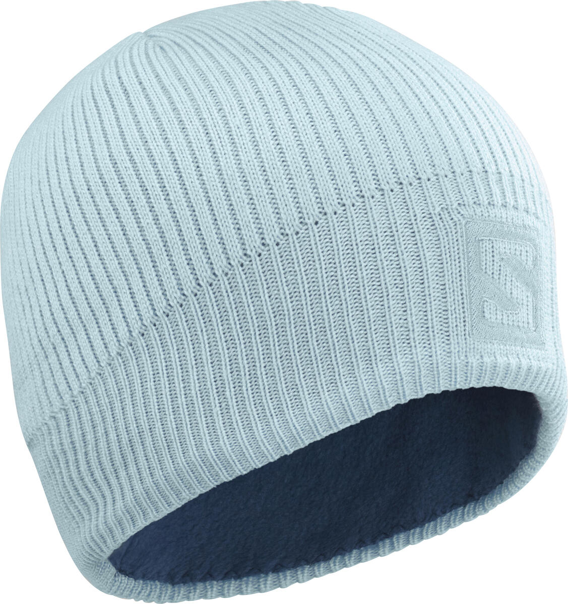 

Шапка SALOMON LOGO BEANIE голубой sC16244-OSFA