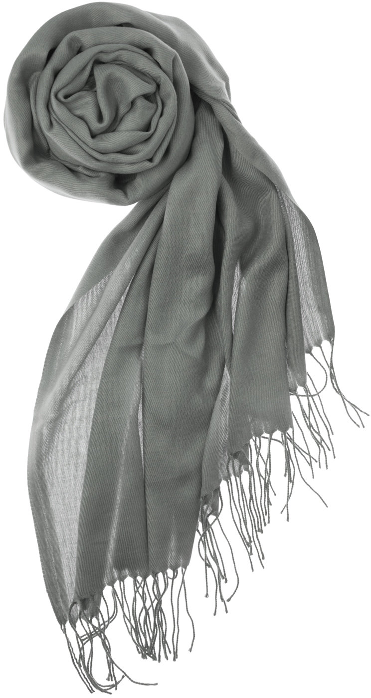 

Палантин Pashmina серый