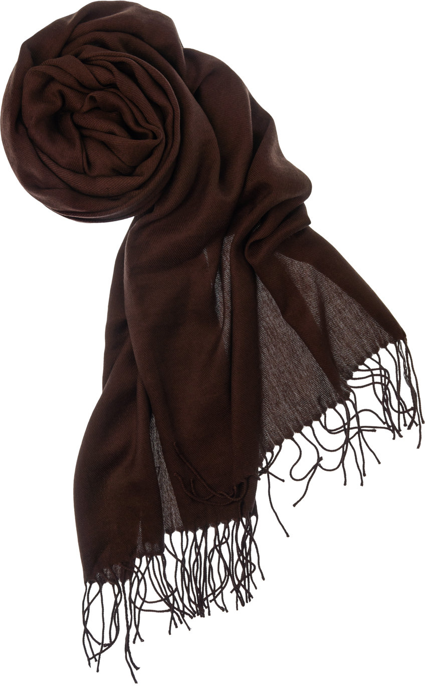

Палантин Pashmina коричневый