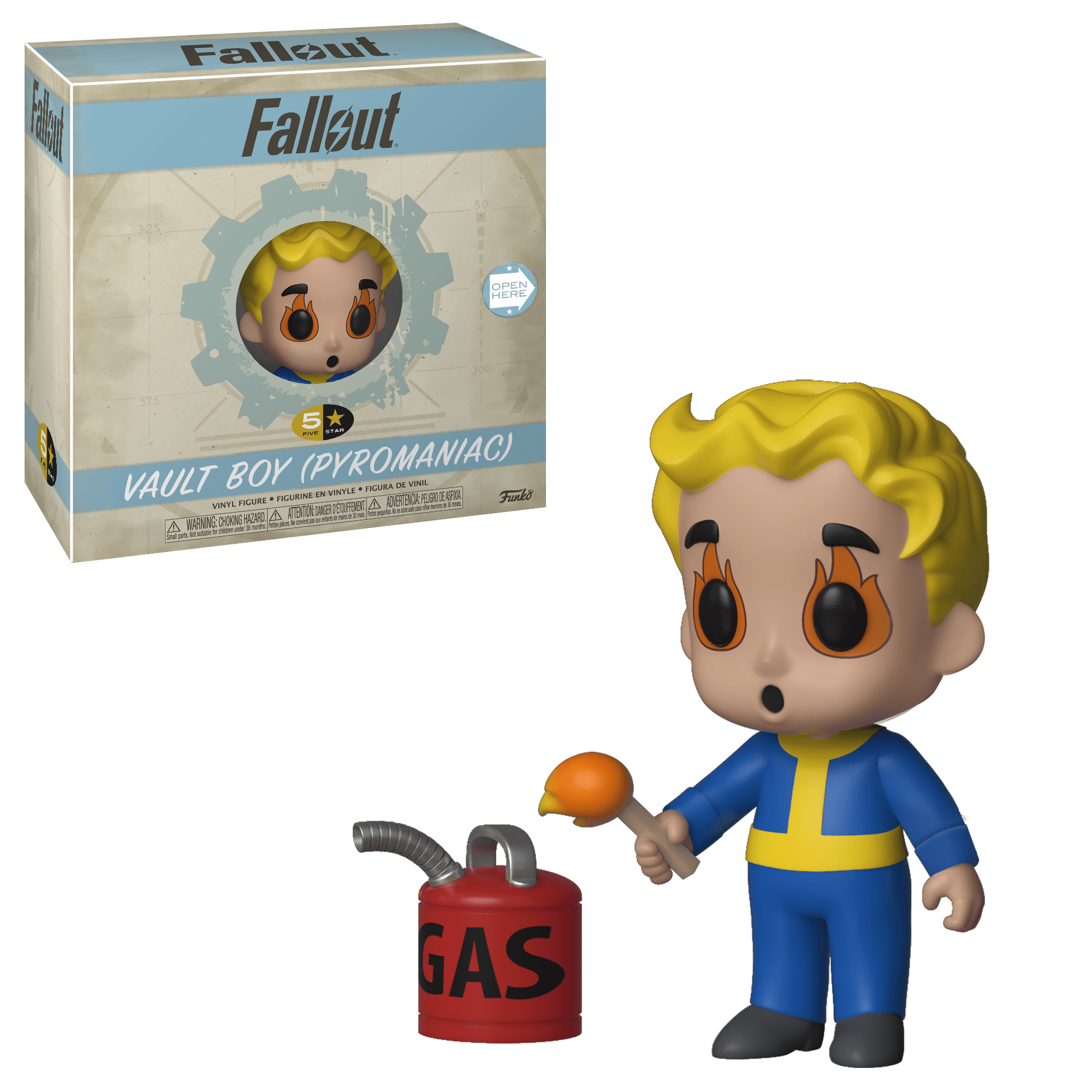 

Игровая виниловая фигурка Funko POP! Серии Fallout - Vault Boy (поджигатель) (5 Star),9,6 см