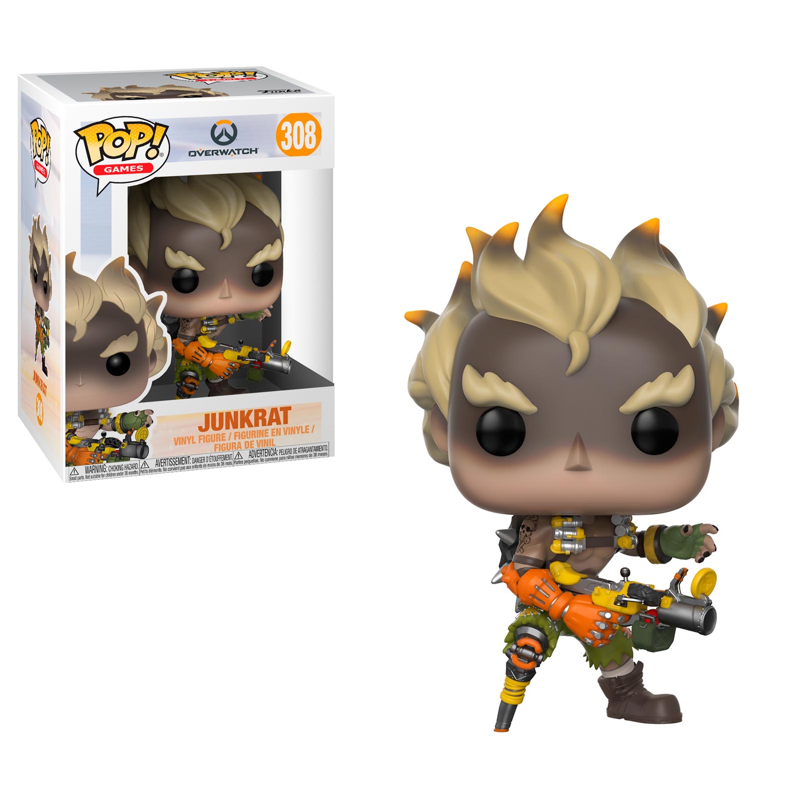 

Игровая виниловая фигурка Funko POP! Серии Overwatch - Крысавчик, 9,6 см