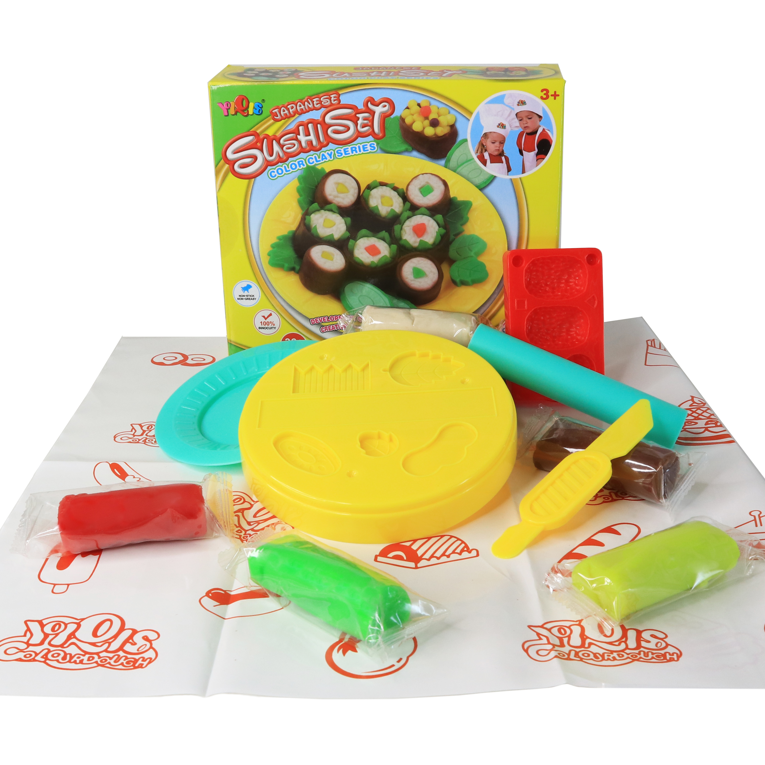 

Набор пластилина для лепки M+ Alento Playdough Sushi Set