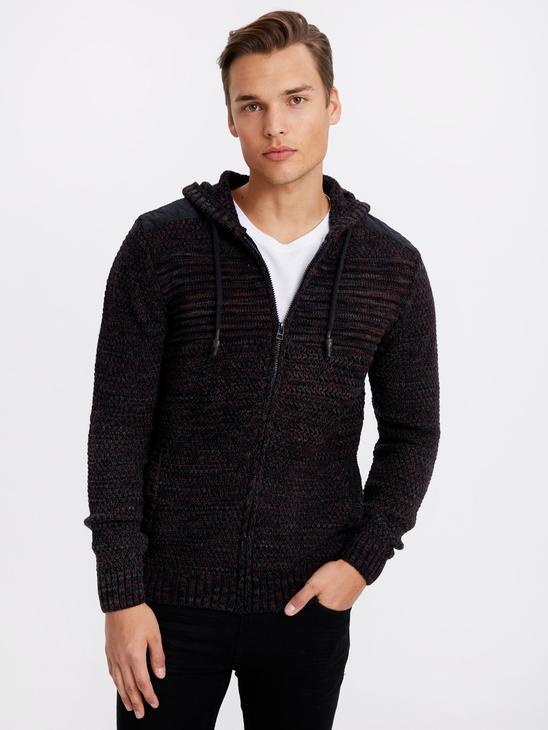 

Теплая мужская кофта LC Waikiki с капюшоном и карманами  Бордовая (LCWKnitwear-1774, Теплая мужская кофта LC Waikiki с капюшоном и карманами M Бордовая (LCWKnitwear-1774)