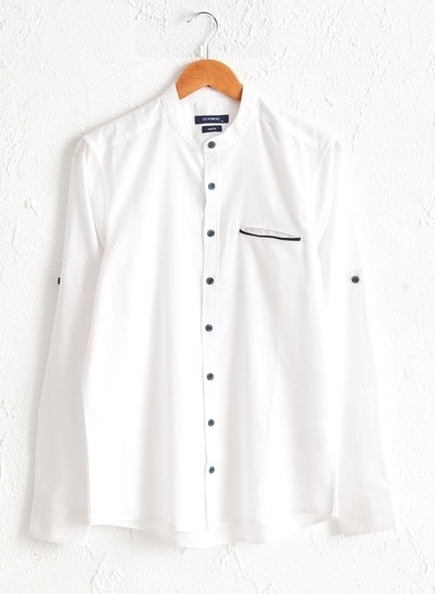 

Мужская рубашка LC Waikiki с воротником-стойка и карманом на груди  Белая (LCWShirt-2717, Мужская рубашка LC Waikiki с воротником-стойка и карманом на груди M Белая (LCWShirt-2717)