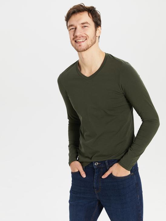 

Мужской реглан LC Waikiki с V-образным вырезом  Хаки (LCWKnitwear-2755, Мужской реглан LC Waikiki с V-образным вырезом M Хаки (LCWKnitwear-2755)