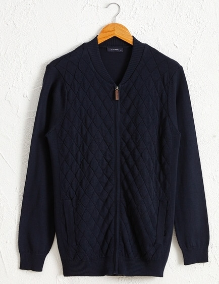 

Мужская кофта LC Waikiki рельефной вязки в ромбы  Синяя (LCWKnitwear-1756, Мужская кофта LC Waikiki рельефной вязки в ромбы XL Синяя (LCWKnitwear-1756)