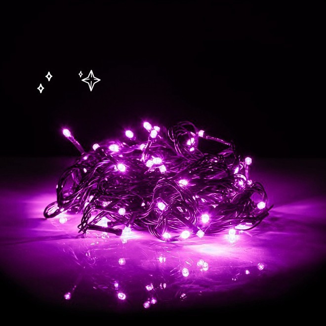 

Гирлянда на елку светодиодная "500LED" 32м (Розовая) новогодние светящиеся гирлянды (1008960-Pink)