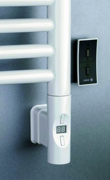 

Тэн у полотенцесушитель Heatpol H+ O с маскировочным элементом для кабеля, пультом ДУ, регулятором, белый (white) 300 Вт